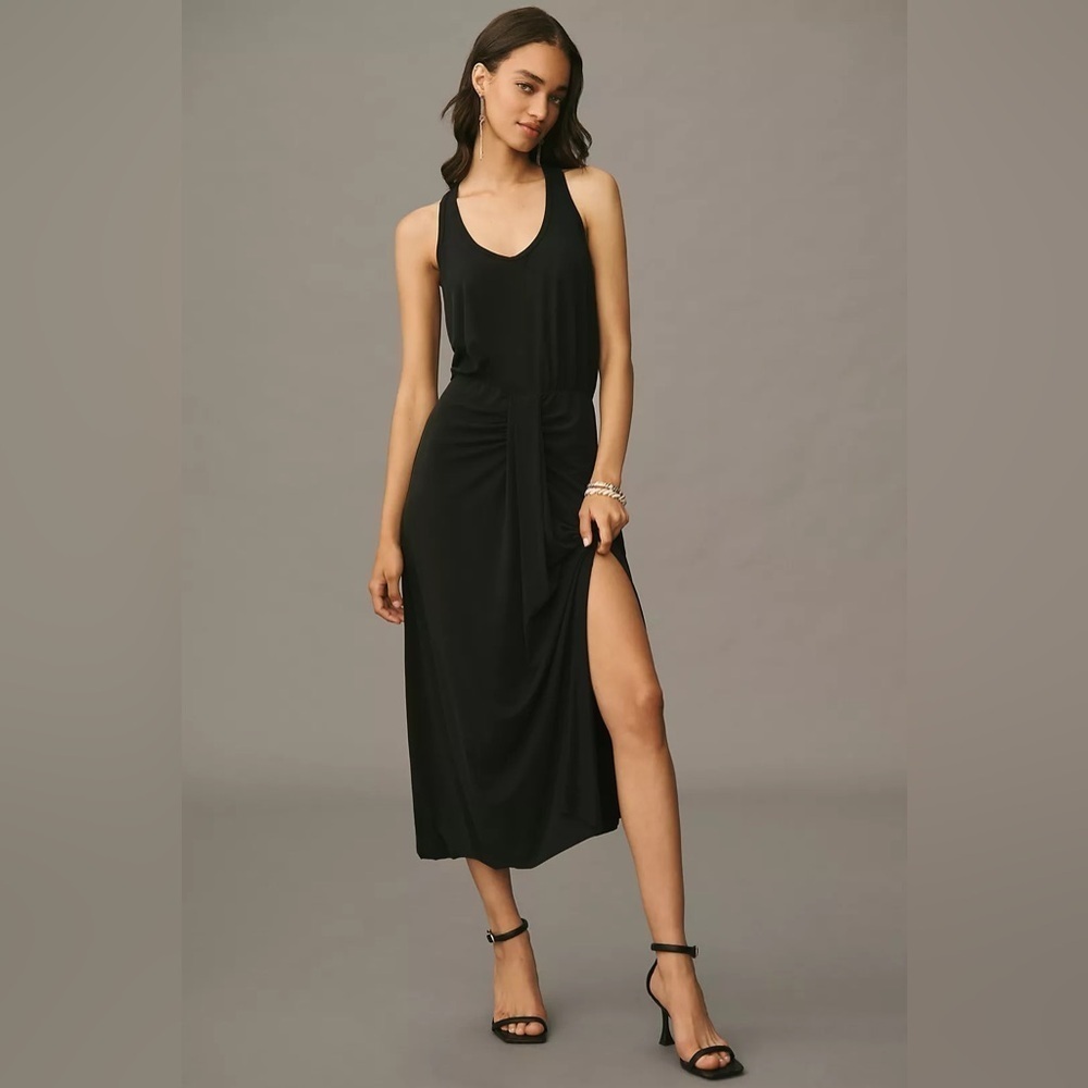 NWT Size XS - Anthropologie Dolan Left Coast Sleeveless Draped Midi Dress